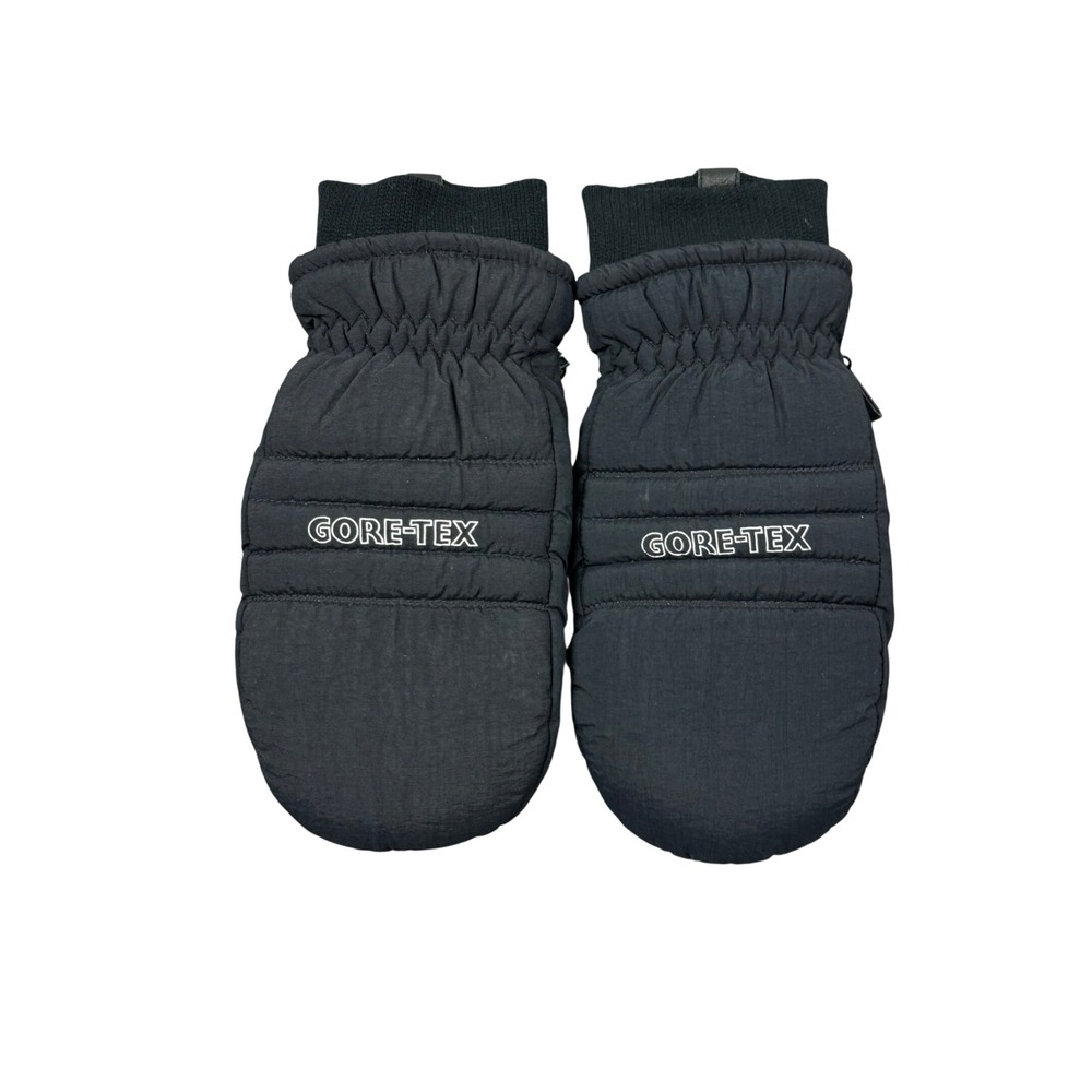 Vintage REI Goretex Mittens Men XL Black Leather Palms Gorpcore Outdoors